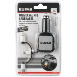 Universal-Kfz-Ladekabelmit verschiedenen Adaptern