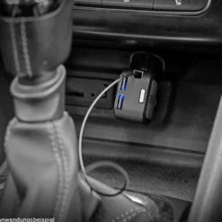 Universal-Kfz-Ladekabelmit verschiedenen Adaptern