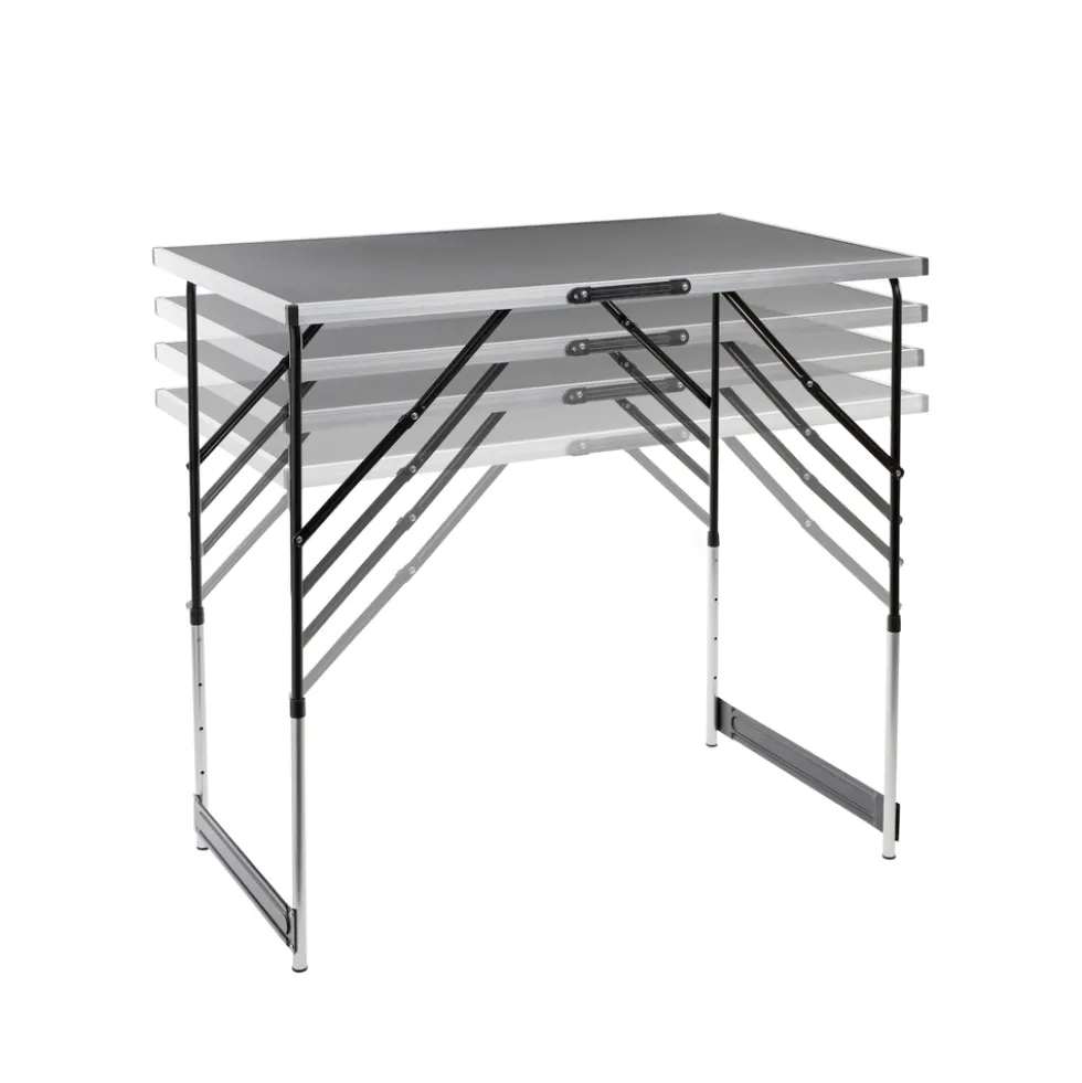 Universal Klapptisch Aluminium 4fach höhenverstellbar