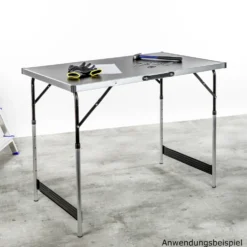 Universal Klapptisch Aluminium 4fach höhenverstellbar