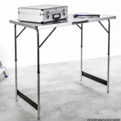 Universal Klapptisch Aluminium 4fach höhenverstellbar