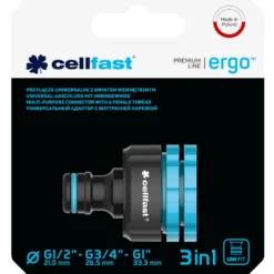 Universal Wasserhahnanschluss ERGO™ 1/2"- 3/4" - 1"