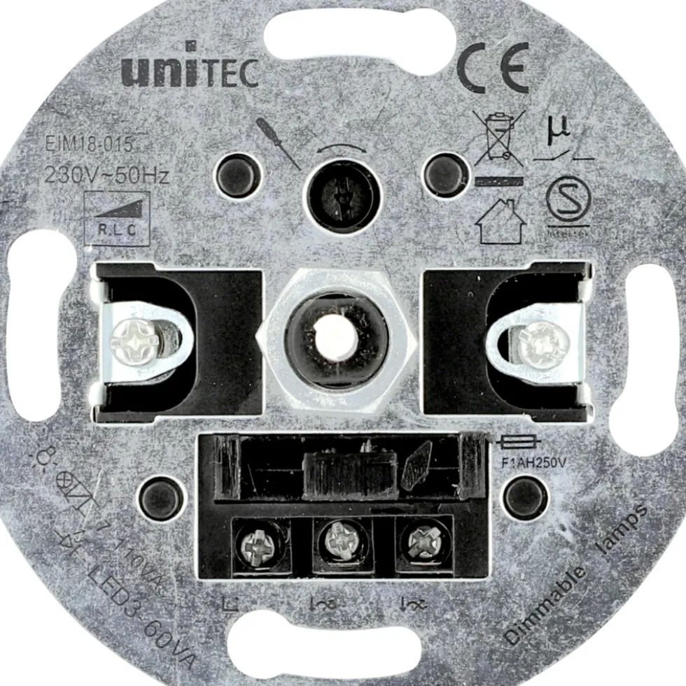Unterputz LED-Dimmer 7-110 Watt, Phasenanschnitt