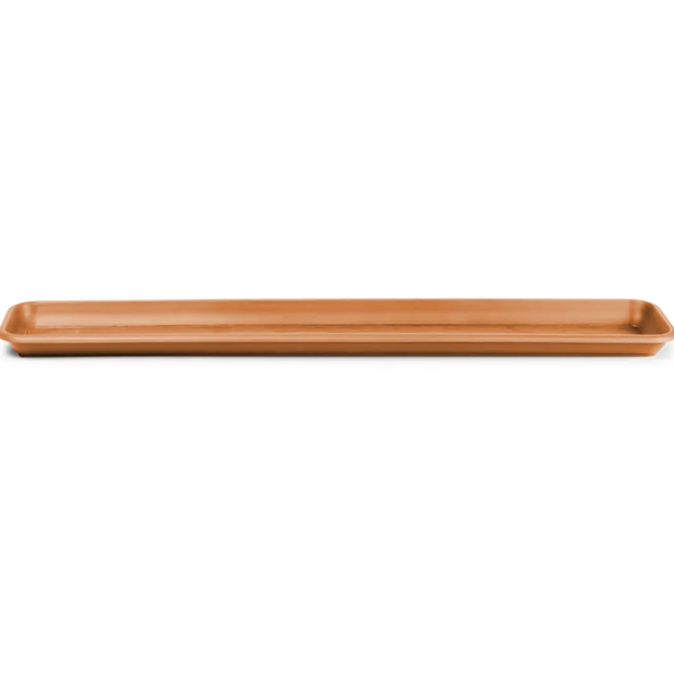 Untersetzer für Balkonkasten 38 cm terracotta
