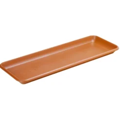 Untersetzer für Bewässerungskasten in Terracotta 57 x 20 x 3 cm