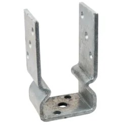 U-Pfostenträger mit Sicke 101 x 150 mm, zum Aufschrauben
