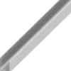 U-Profil Aluminium eloxiert 2000 x 8,2 x 10,1 x 1,3 mm silberfarben