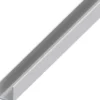 U-Profil Aluminium eloxiert 1000 x 8,2 x 10,1 x 1,3 mm silberfarben