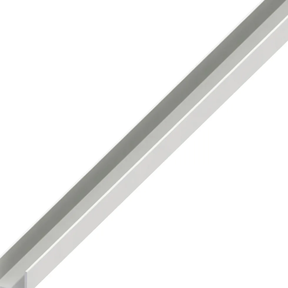 U-Profil PVC 1000 x 10 x 21 x 1 mm weiß