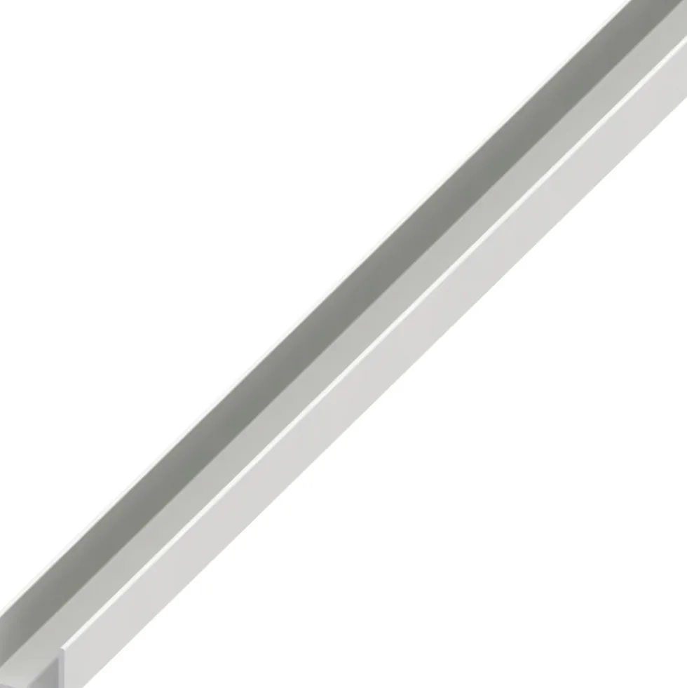 U-Profil PVC 2000 x 10 x 21 x 1 mm weiß