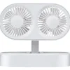 USB-Tischventilator 1200 mAh, weiß