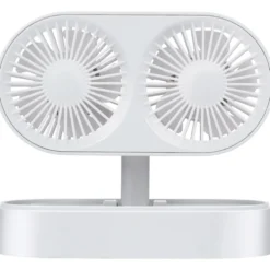 USB-Tischventilator 1200 mAh, weiß