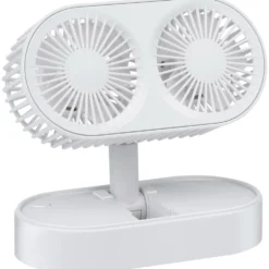 USB-Tischventilator 1200 mAh, weiß