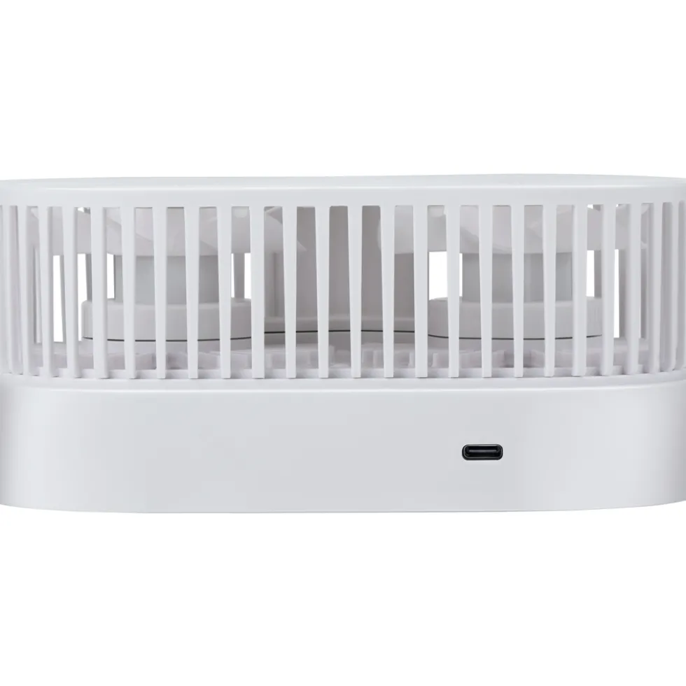 USB-Tischventilator 1200 mAh, weiß