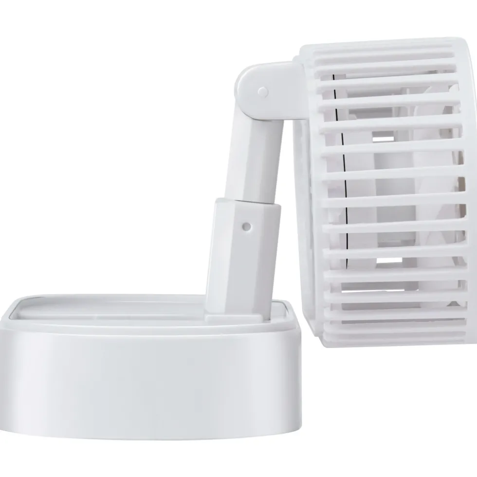 USB-Tischventilator 1200 mAh, weiß