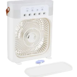 USB-Tischventilator mit Nebelfunktion, 450 ml
