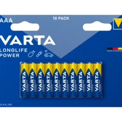 Varta Batterie AAALR3 Micro 1,5 V 10 Stück Longlife Power