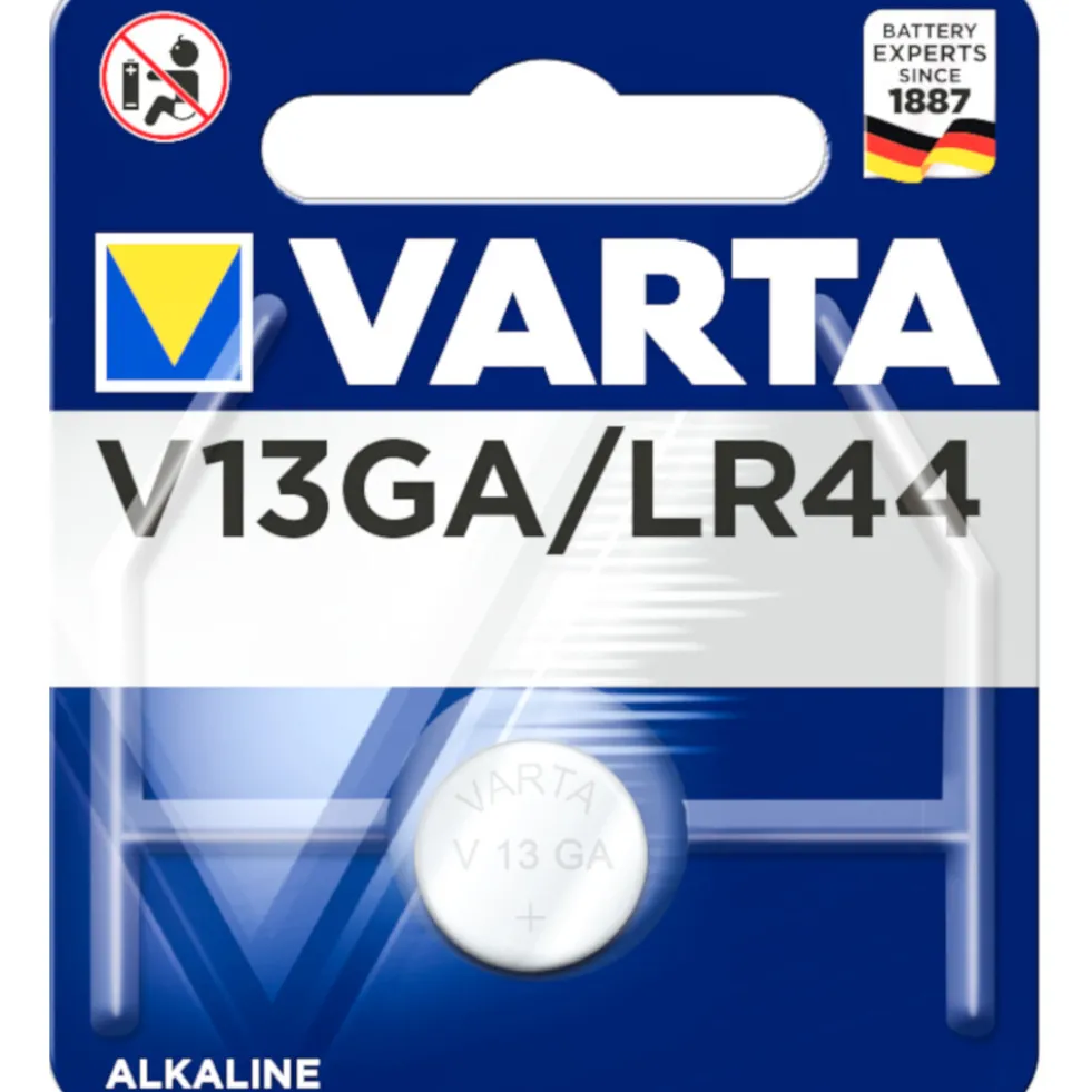 Varta Knopfzellen Batterie V13GA / LR44 1 Stück