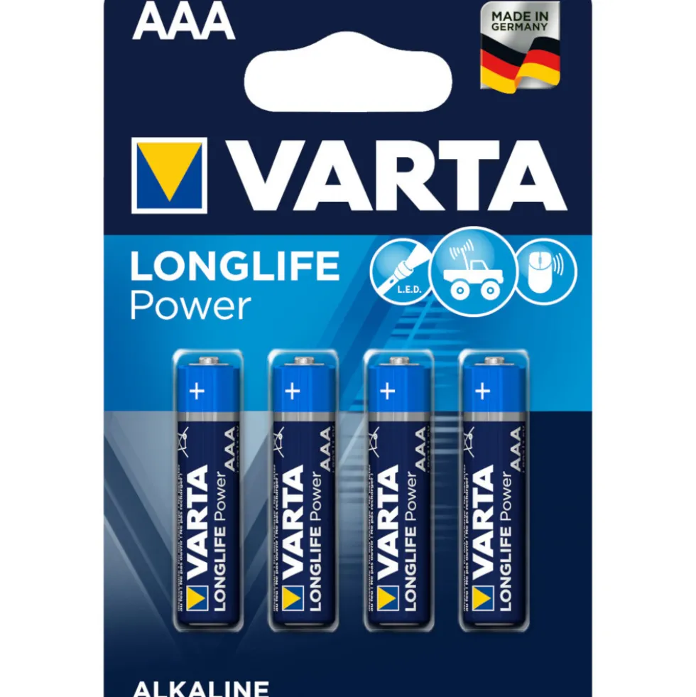 Varta Longlife Power 4903 LR3-AAA Mignon 4 Stück