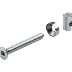 Verbindungsbeschlag Ø 6 x 50mm, Stahl verzinkt, 4 Stück