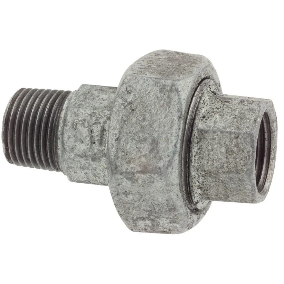 Verschraubung konisch dichtend verzinkt ½''IG x ½''AG (341)