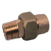 Verschraubung Rotguss konisch dichtend 22 mm x ¾" Aussengewinde