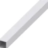 Vierkantrohr Aluminium eloxiert 1000 x 15 x 15 x 1 mm silberfarben