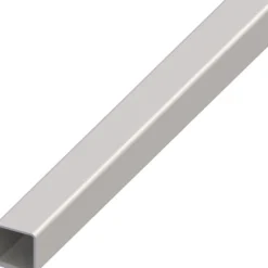 Vierkantrohr Stahl kaltgewalzt 1000 x 25 x 25 x 1,5 mm grau