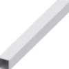 Vierkantrohr 10 x 10 x 1 mm silber