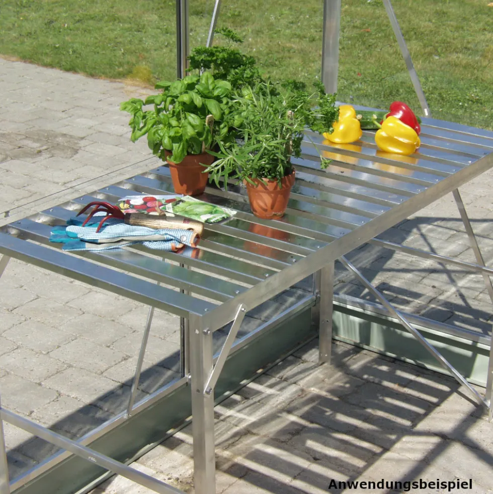 Vitavia Alutisch 1 Ablage, 121 x 54 x 76 cm