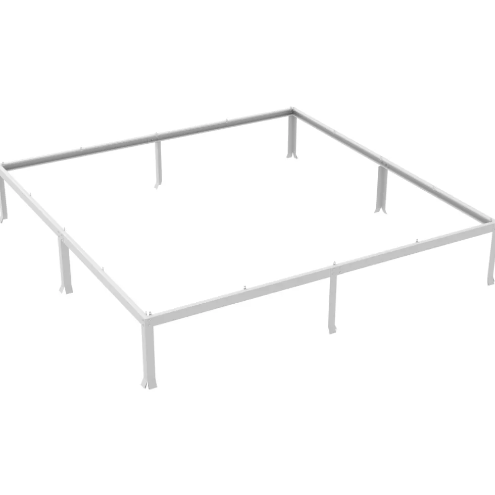 Vitavia Gewächshaus Freya 254 x 254 x 240 cm Alu eloxiert