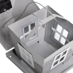Vogelfutterhaus mit Solar-LED-Beleuchtung