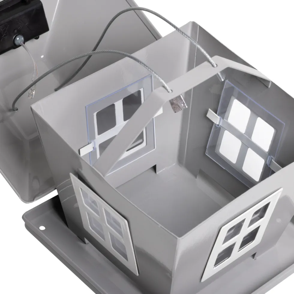 Vogelfutterhaus mit Solar-LED-Beleuchtung