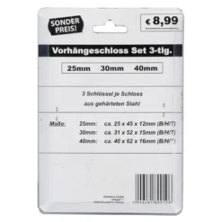 Vorhängeschloss-Set
