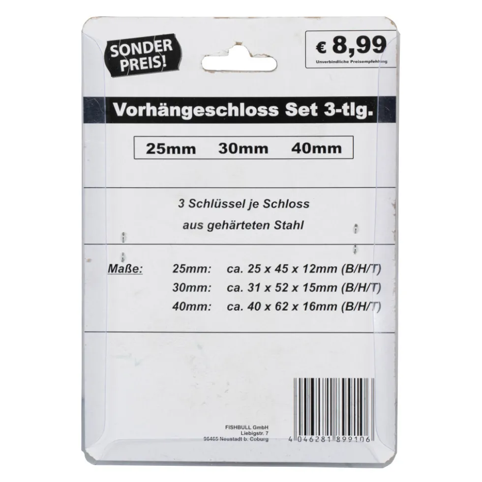 Vorhängeschloss-Set