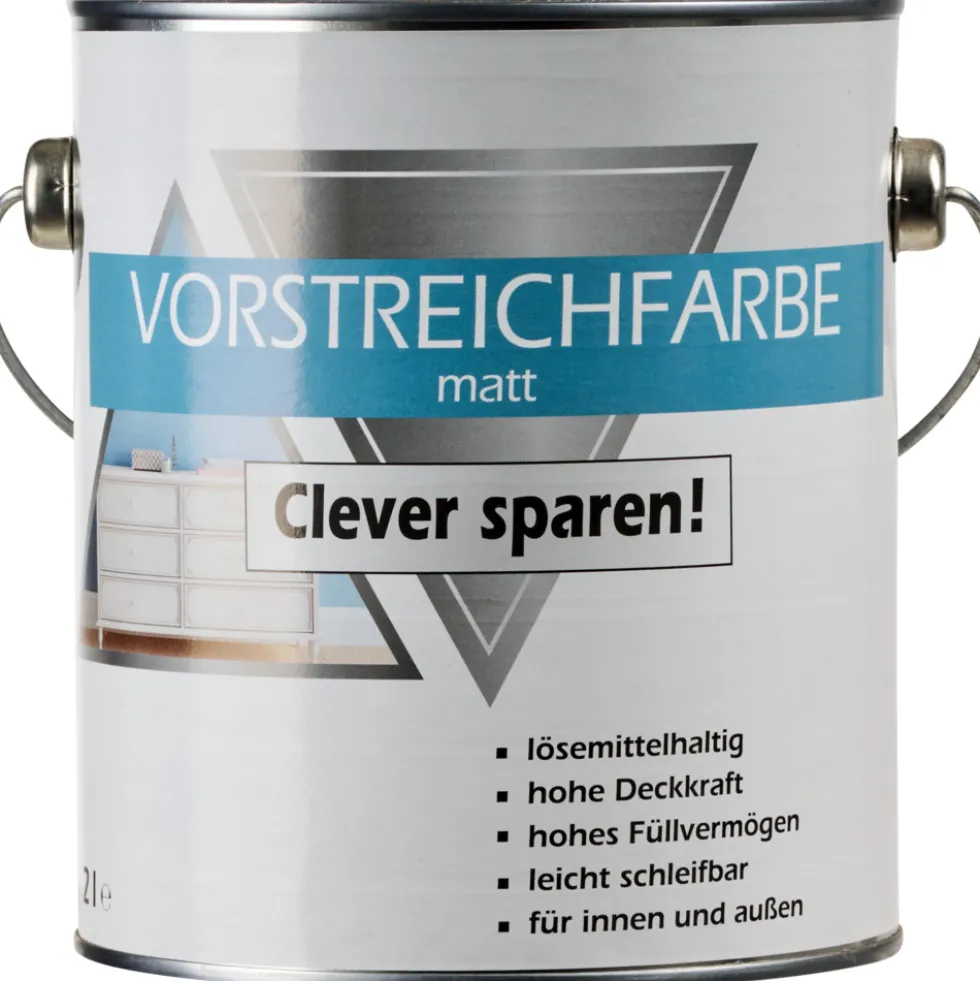 Vorstreichfarbe 2 Liter weiß matt