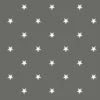 Wachstuch 1,40m Star grau/weiß