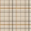 Wachstuch Tischdecke Aberdeen beige, Meterware mit 140 cm Breite