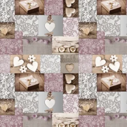 Wachstuch Tischdecke Amore, Meterware mit 140 cm Breite