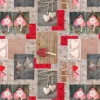 Wachstuch Tischdecke Herz 2, Meterware mit 140 Breite