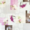 Wachstuchtischdecke Orchidee, Meterware mit 140 cm Breite