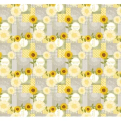 Wachstuch Tischdecke Sonnenblumen, Meterware