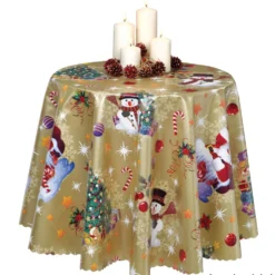 Wachstuch X-Mas 1,40m Noel gold