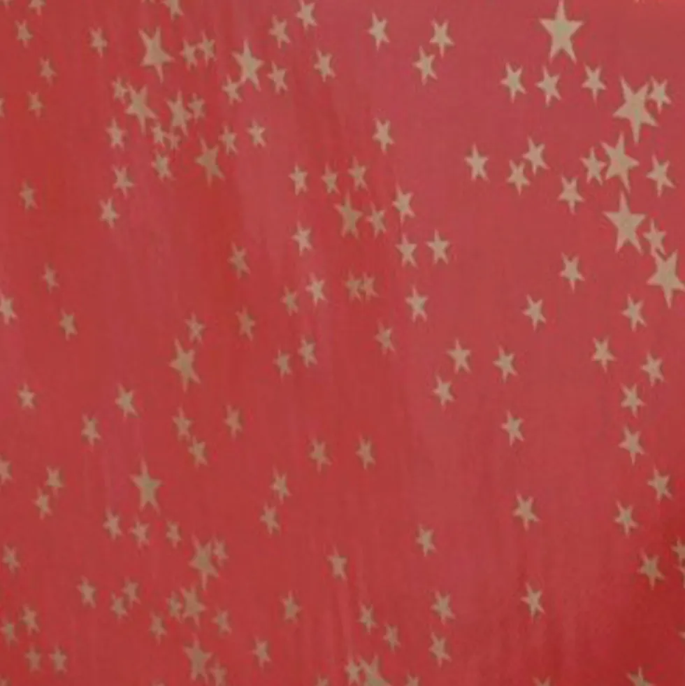 Wachstuch X-Mas 1,40m Stelline rot
