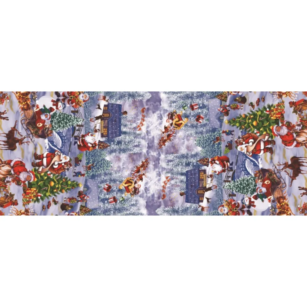 Wachstuch X-Mas 1,40m Winterland