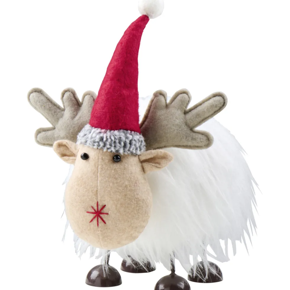 Wackelfigur Sabine 35 cm aus Polyester in grau