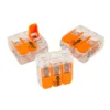 WAGO Compact Verbinderklemme 3-polig, 0,14 - 4 mm², 15 Stück