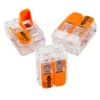 WAGO Compact Verbinderklemme 2-polig, 0,14 - 4 mm², 3 Stück