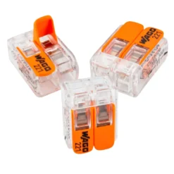 WAGO Compact Verbinderklemme 2-polig, 0,14 - 4 mm², 3 Stück