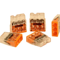 WAGO Dosenklemme Compact 3-polig 0,5 - 2,5mm² 30 Stück